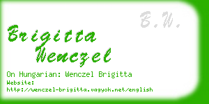 brigitta wenczel business card